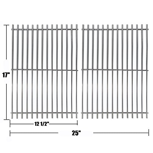 Bar.b.q.s 51022 BBQ Barbecue Replacement Stainless Steel Cooking Grid Grates Parts Models for Great Outdoors,Charbroil ,Grill Chef,Thermos 461262409, Vermont Castings Grills Models