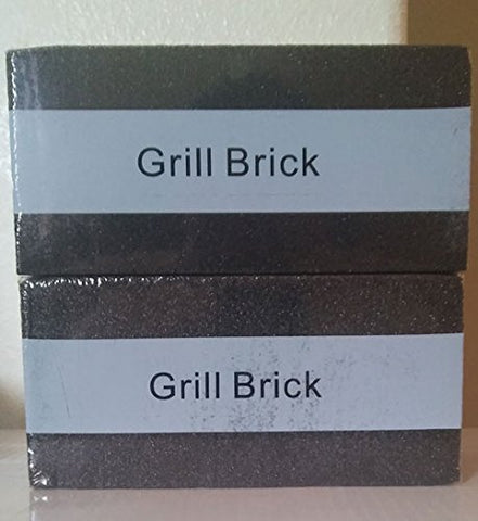 Grill Cleaning Brick, Grilling Stone Cleaner--Descaling BBQ Block Construction, Removes Encrusted Greases, Stains Residues, Dirt and More---BLACK-by EZ 5