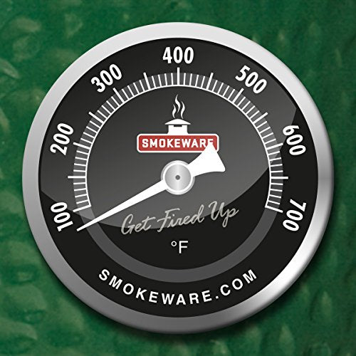 SmokeWare Temperature Gauge (Black- 3 inch Face) for BGE