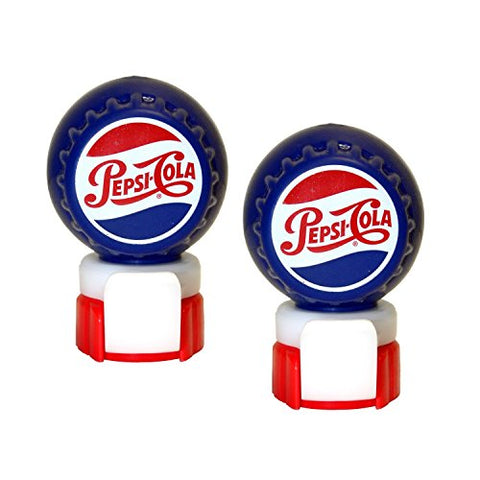 Jokari Pepsi Heritage Logo Fizz Keeper Pump and Pour Soda Bottle