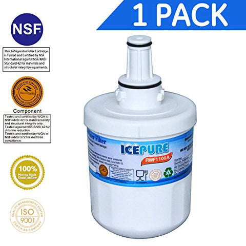 IcePure DA2900003G Refrigerator Water Filter Replacement Samsung DA2900003G,HAFIN1,PUR W10132126,RWF1000A