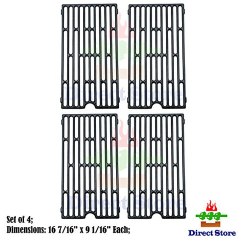 Direct store Parts DC105 (1-pack) Porcelain Cast Iron Cooking grid Replacement Vermont Castings, Chargriller, Jenn Air Gas Grill