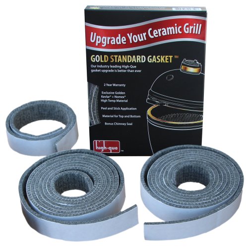 Gold Standard High Heat Gasket with Adhesive for X-Large Big Green Egg with Kevlar and Nomex - 2yr Warranty