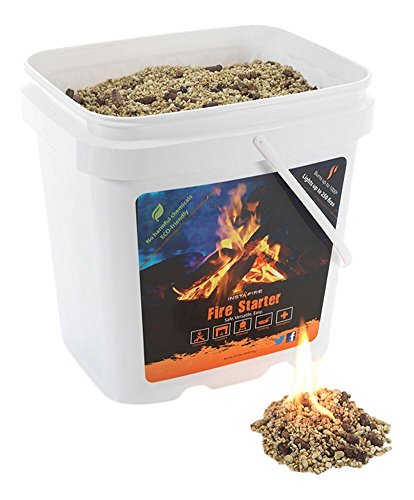 InstaFire Eco-Friendly Granulated Bulk Fire Starter, 2-Gallon Bucket