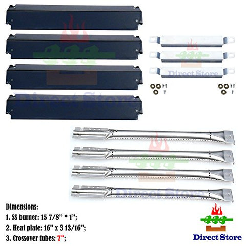 Direct store Parts Kit DG240 Replacement Charbroil 463248208,463268107,466248208 Gas Grill Burners,CrossoverTubes,Heat Plates